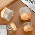 thumbnail image 6 of 1PC Round Glass Jars with Leakproof lids Empty Glass Sample Jars for Makeup Face Cream Eye Cream Lip Balm Tool, 6 of 8