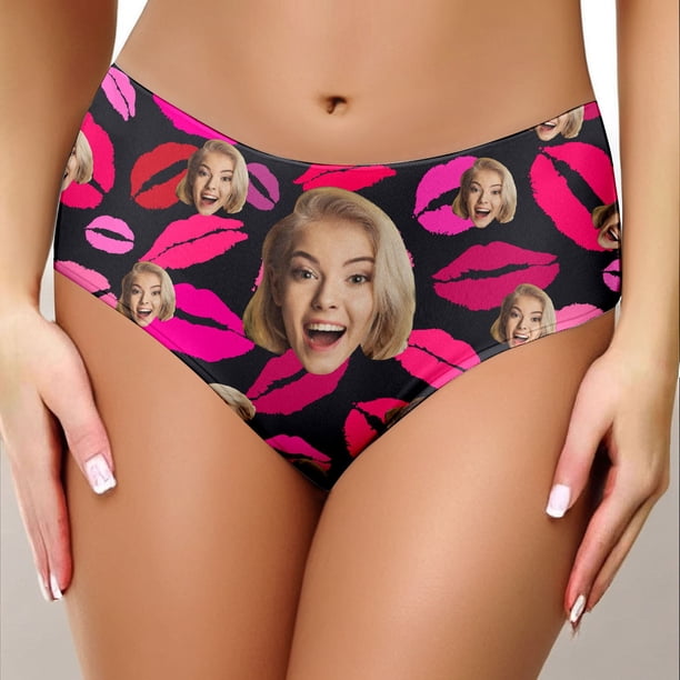 MKLEKYY Braguitas Cortas de Playa para Mujer, Moda para San Valentín, Diy, Estampadas, Sexys, de Tiro Bajo