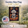 thumbnail image 3 of Bichon Frise Witchy Halloween Garden Flag 11.25 in x 15.5 in, 3 of 8