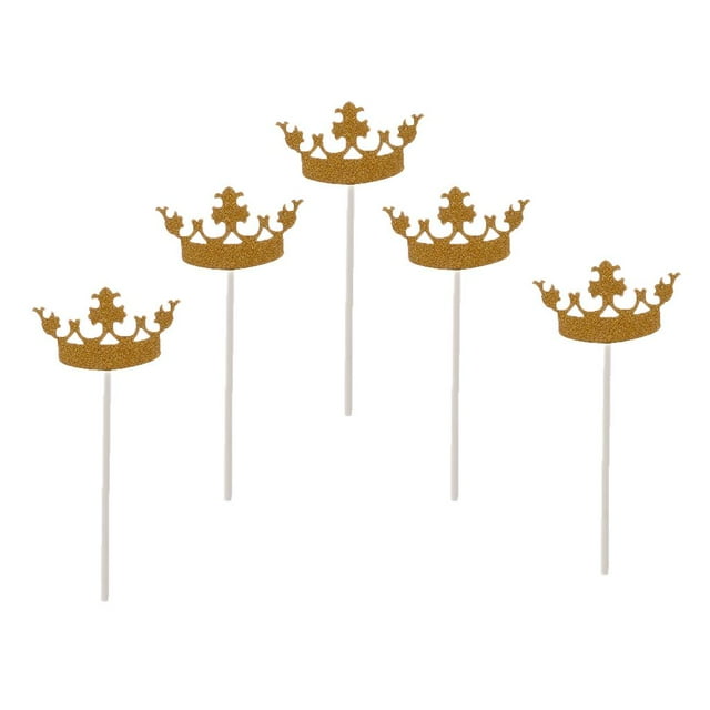 5 Unidads Selecciones De Torta De Tartas Pasteles Para Niños SKCQ002 Baoblaze Primeros De La Torta De La Corona