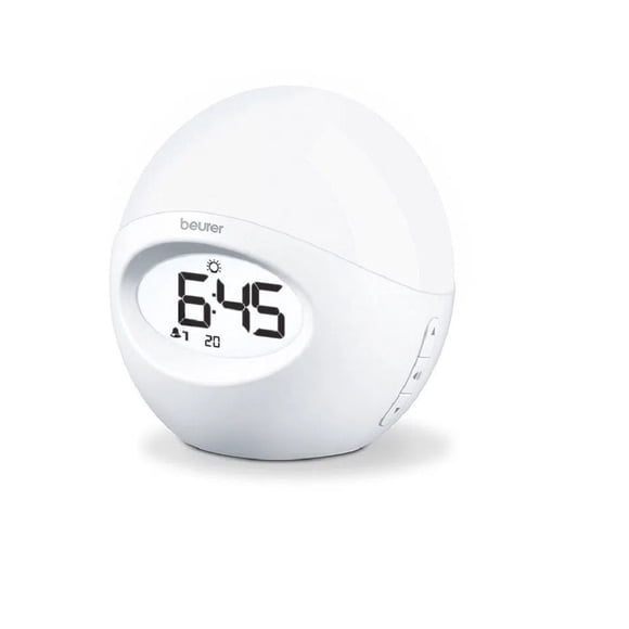 Luz Despertador Beurer 10 Presintonías Radio Luz Color LCD WL32
