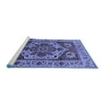 thumbnail image 2 of Ahgly Company Machine Washable Indoor Rectangle Oriental Blue Industrial Area Rugs, 4' x 6', 2 of 4