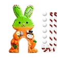 thumbnail image 2 of karymi Easter Bunny Mini Golf Game Set Portable Indoor Family Activity with Course Clubs Balls for Childrens Party Skill Development Holiday Entertainment Bedroom Decor Room Decor, 2 of 6