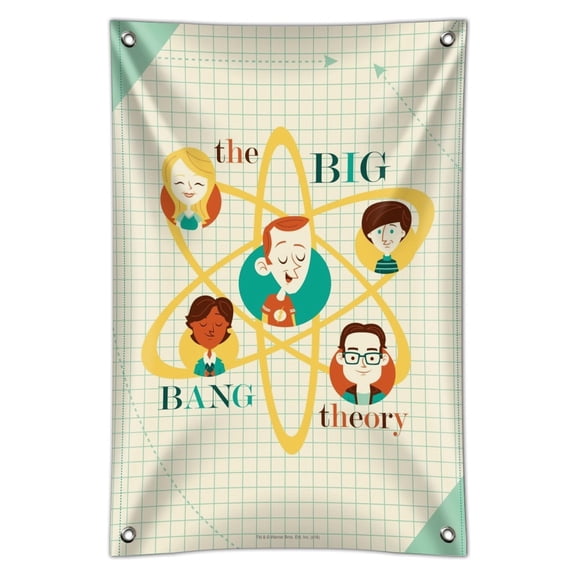 Big Bang Theory Retro Art Home Business Office Sign