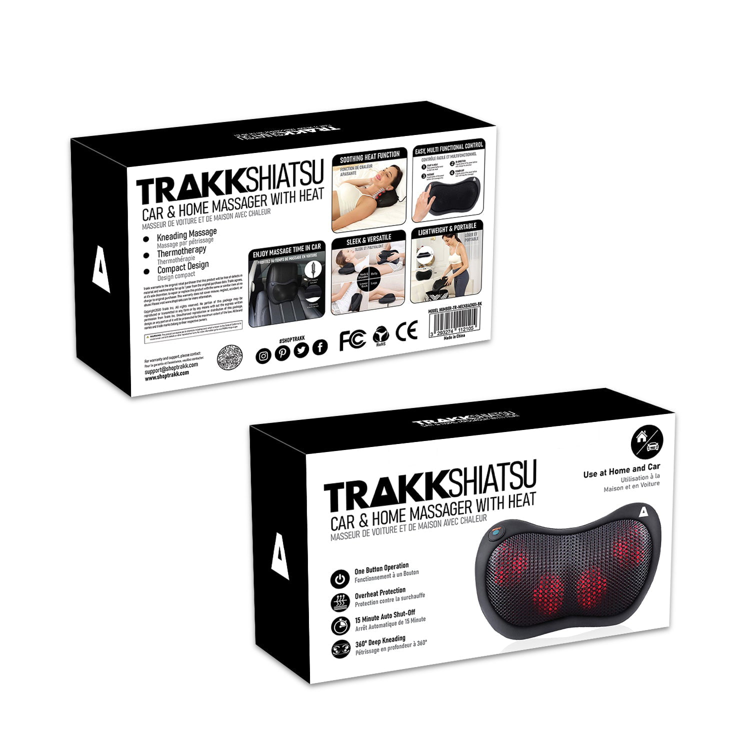 TRAKK Electromagnetic Cordless NECK MASSAGE – TRAKK