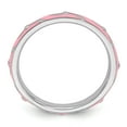 thumbnail image 2 of Sterling Silver Stackable Expressions Pink Enamel Ring - Size 7, 2 of 3