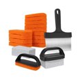 thumbnail image 2 of Teppanyaki Cleaning Kit 18-Piece Teppanyaki Grill Cleaning Set with Scouring Pads Handle and Shovel for Griddles and Flat Tops Rkxzt, 2 of 7