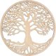 thumbnail image 1 of Decoración de pared del árbol de la vida de madera Arte de la pared del árbol de la vida - Regalo de inauguración de la casa Decoración del hogar Escultura de pared interior y exterior, 1 of 5