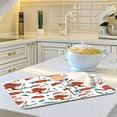thumbnail image 6 of SKYSONIC Christmas Dish Drying Mat for Kitchen Counter,Snowflake Santa Xmas Tree Ultra Absorbent Reversible Microfiber Dishes Drying Rack Pad Heat-resistant Mats 16x18in, 6 of 7