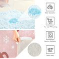thumbnail image 3 of Yayeee Bath Rugs for Bathroom Floor Set of 2 Non Slip Fluffy Soft Absorbent Mat, Pink Christmas Cups, 3 of 7