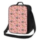 thumbnail image 1 of Disketp Retro 70s 60s Hippie Flower Bolsa Térmica Estampada para Almuerzo, Lonchera para Hombres y Mujeres Adultos, 1 of 7