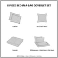 thumbnail image 4 of Home Essence Seth Complete Reversible Coverlet and Cotton Sheet Set, Queen, Blue, 4 of 15