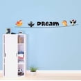 thumbnail image 2 of Children Dream Beautiful Cartoon Wall Decal Decoration Beautiful Birds Vinyl Wall Decal for Kids Room Lasts Years and Easily Removable - Size: 10 In(W) x 1 In(H), 2 of 5