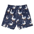 thumbnail image 2 of Cute Geese Star Pattern Swim Trunks Quick Dry Beach Pool Board Shorts Lightweight Stylish Print Sizes 2T to XL, 2 of 8