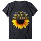 thumbnail image 3 of Gibobby Playera Manga Corta para Mujer Mujeres Casual Girasol Mangas O-cuello Camiseta suelta Blusa Tops(Gris,XL), 3 of 5
