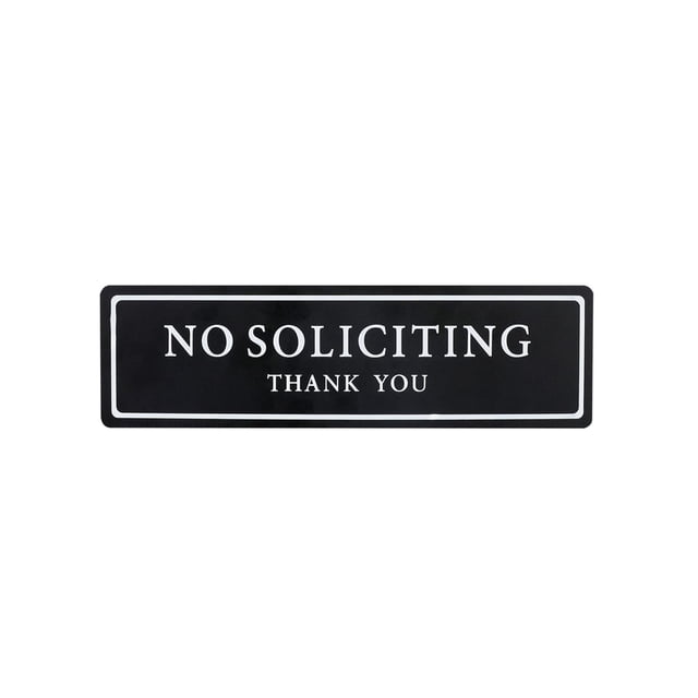 No Soliciting Sticker for Door No Soliciting Sign for House Premium Durable No Soliciting Signs for Home Office No Soliciting Sign for House No Soliciting Signs for Home