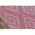 Momeni Indoor/Outdoor Geometric Contemporary Area Rugs, Pink - Walmart.com