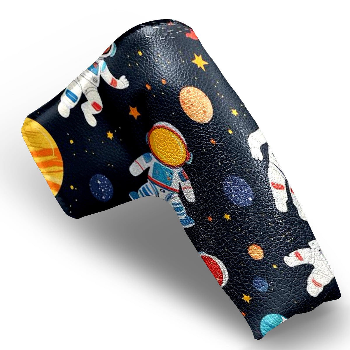 Golf Club Head Cover | Leather Golf Club Putte Headcover , Waterproof Golf Club Head Cover Set Driver Headcovers for Golf Clubs Men Women Astronaut Pattern