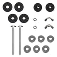 thumbnail image 3 of 4PCS Universal Toilet Tank to Bowl Bolts Kit, Heavy Duty, Waterproof Stainless Steel with Extra Long Nut Screw, 3 of 5