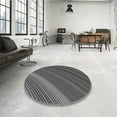 thumbnail image 4 of Ahgly Company Machine Washable Indoor Rectangle Transitional Dark Gray Black Area Rugs, 8' x 10', 4 of 7