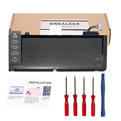 Swealeer A1322 Battery Compatible With Macbook Pro 13 Inch Laptop A1278 Mid 09 10 12 Early Late 11 Replacement 661 5229 661 5557 0 6765 A Mb990ll A Mb991ll A Mc374ll A 10 95v 72wh A1322 Walmart Com Walmart Com
