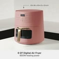 thumbnail image 4 of Thyme & Table 6QT Air Fryer, with ThymeCrisp™ and Ceramic-Coated Nonstick Basket, Faded Rose, 4 of 13
