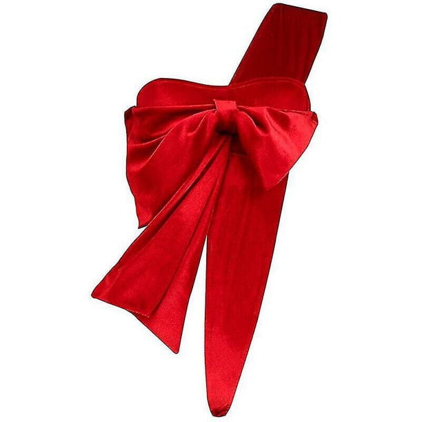 Ropa interior sexy para mujer, lencería con nudo travieso y lazo, atuendo para el día de San Valentín y Navidad