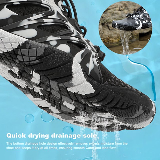 Zapatos de agua antideslizantes ligeros Aqua zapatos casuales para vadear para la playa de verano