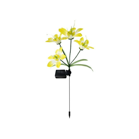 Binwennn Lumières Solaires de Fleurs pour Jardin Extérieur IP65 Éclairage de Villa pour Cour Patio et Chemin Lumières Solaires de Fleurs pour Jardin Extérieur pour Porche Montage au Plafond Projecteur de Lampe au Coucher du Soleil