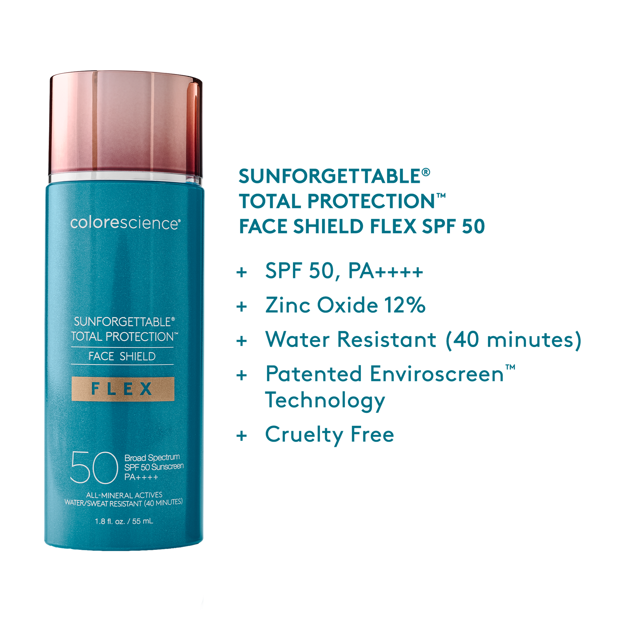 Protector Solar Facial Colorescience Sunforgettable Total Protection Face Shield Flex SPF 50 - Medio, 1.8 fl oz 7