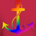 thumbnail image 3 of CafePress - Rainbow Anchor T Shirt - Men's Classic Graphic Cotton T-Shirt, 3 of 4