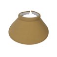 thumbnail image 2 of Top Headwear Women's Wide Brim Visor - Sports 5 Inch Wide Clip On Cap, Khaki, 2 of 4
