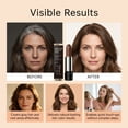 thumbnail image 7 of Hair Color Touch-Up Stick, Brown/Black/Dark Brown,Long Lasting Fast Staining Washable High Saturation Cover Hair DIY Hairstyle Hair Color Stick ，Gentle Formula for Men & Women, 7 of 7