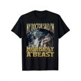 thumbnail image 2 of Morbidly A Beast Funny Cringe Alpha Werewolf Wolf Meme T-Shirt, 2 of 7