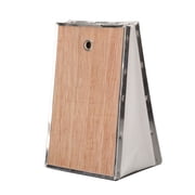 NFTIGB Premium Bee Smoker Bellow Replacement, PVC Leather & Plywood Box Beekeeping Equipment, Manual Essential Tool with Metal Clip for Professional Beehive Maintenance