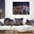thumbnail image 4 of Designart NYC Manhattan Aerial View - Cityscape Photo Throw Pillow - 16x16, 4 of 5