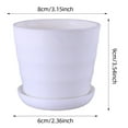 thumbnail image 2 of Modern Indoor Ceramic Planter Container for Succulent Cacti and Home Garden Desk Decoration, 2 of 6