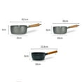 thumbnail image 2 of unbranded 1 Pc Cooking Non-stick Pot Aluminum Removable Handle Cookware for Families Silver, 2 of 7