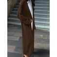 thumbnail image 4 of Womens Long Cardigan Sweaters Mohair Open Front Oversized Slouchy Knit Fall Trendy Coatigan Jackets Coffee One size, 4 of 9