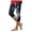 Black, variant on Mnuaqn Capri Leggings for Women Plus Size Tummy Control Knee Length No Pockets High Waisted Yoga Workout Tights (5XL, Black)