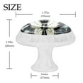 thumbnail image 4 of 4 Pcs Round White Knobs for Kitchen Cabinet Cupboard Dresser Bookcase Butterfly Drawer Pulls Handles Home Decor, 4 of 8