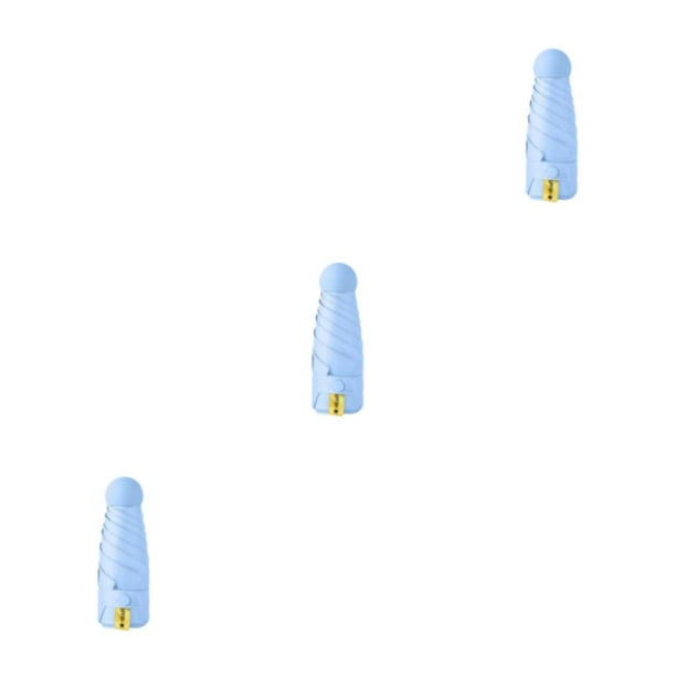 Paraguas lluvioso Advancent Mini sombrilla plegable ligero Multicolor de moda azul Cielo