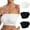 White, variant on LLYWEY No Wire Bras for Women on Clearance Plus Size Sports Bras Women Ladies Nursing Bra Style-1290 Women Scoop Bra Feature Adult Female Nursing Sports Bras Beige 42B