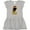 AC-Heather Grey, variant on Inktastic Ninja in Training Girls Baby Dress