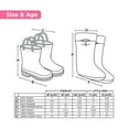 thumbnail image 6 of Addie & Tate Unisex Rain Boots Kids & Toddlers - Size 8T-12 - Unicorn/Stars, 6 of 8