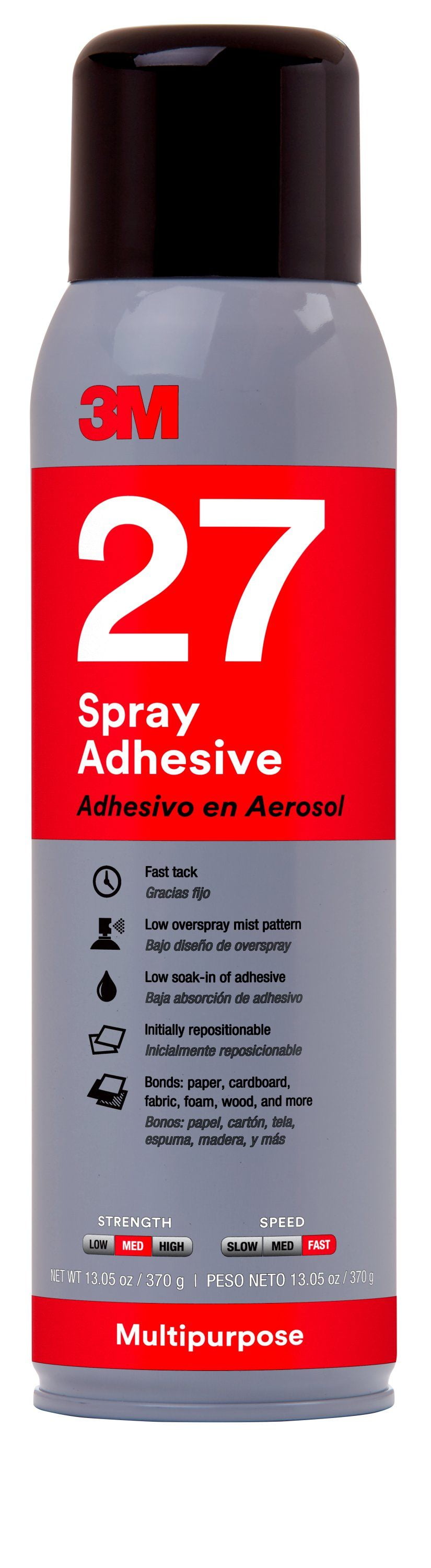 3M 3MADH07832 Multi-Purpose 27 Spray Adhesive