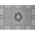 thumbnail image 1 of Ahgly Company Indoor Rectangle Abstract Gray Modern Area Rugs, 2' x 5', 1 of 4