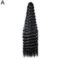 thumbnail image 4 of 30 Inch Synthetic Pre Stretched Deep Wave Crochet Hair Yaki Ombre Braiding Hair High, 4 of 6