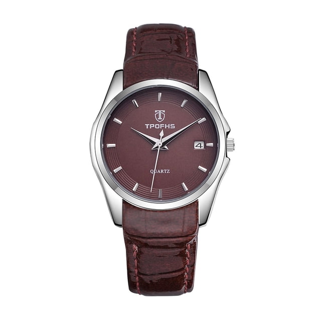Up to 65% Off TPOFHS/ PD641-J Roman Numeral Scale Imitation Leather Watch Necklace Rings Earring Jewelry on Clearance
