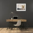 thumbnail image 3 of Green, Jacob 32x25 White Modern Wood Framed Museum Art Print Titled - Watercolor with Gold II, 3 of 4